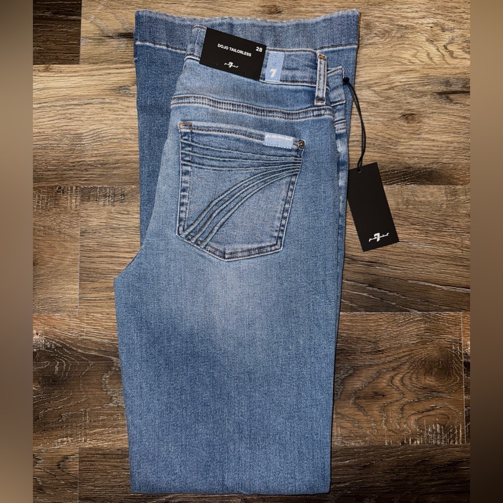 NWT 7 For All Mankind Dojo Tailorless Jeans 7FAMK - Picture 2 of 5